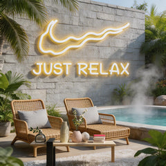 Just Relax Neon Sign