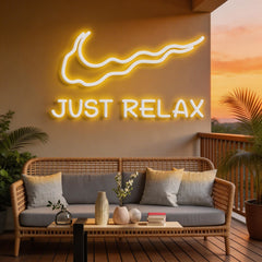 Just Relax Neon Sign