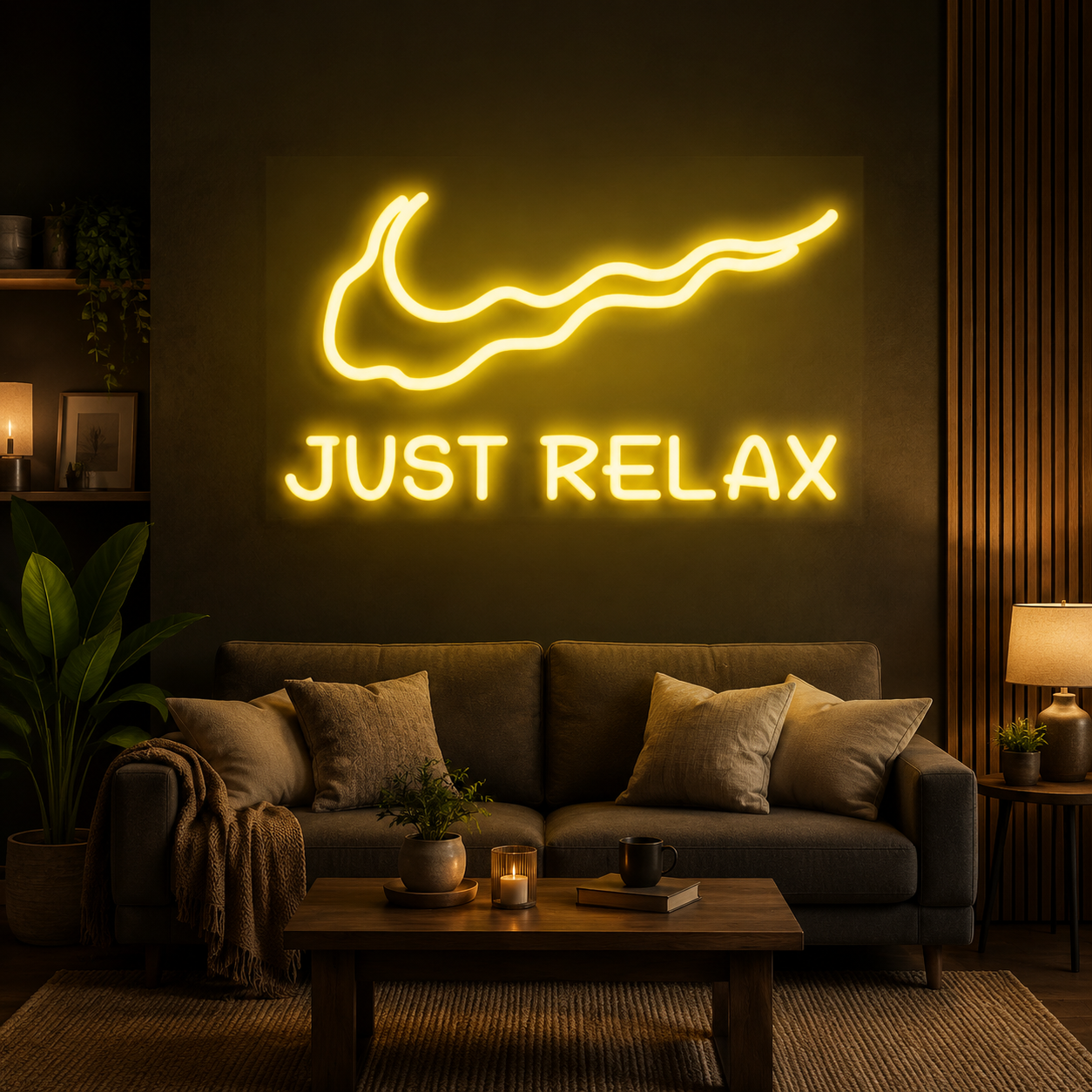 Just Relax Neon Sign