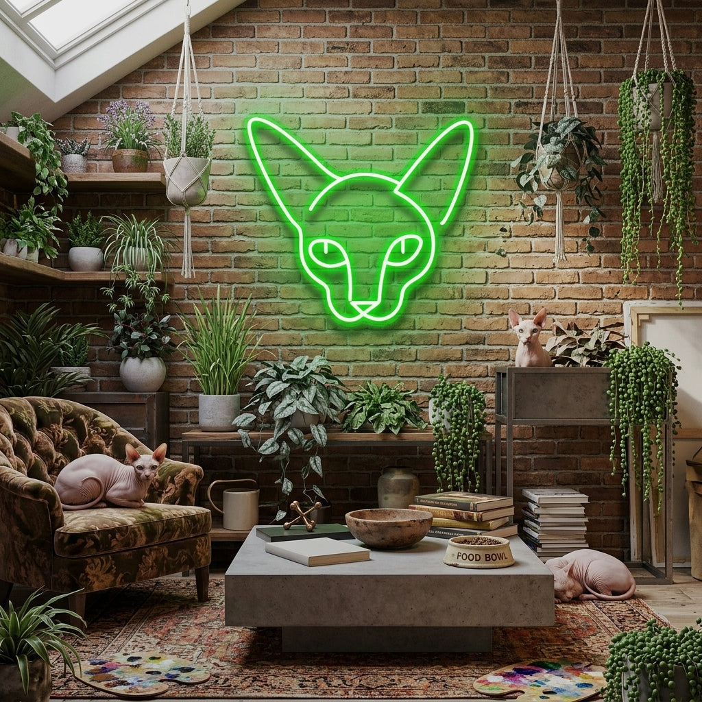 Kitty Led Neon Sign Light
