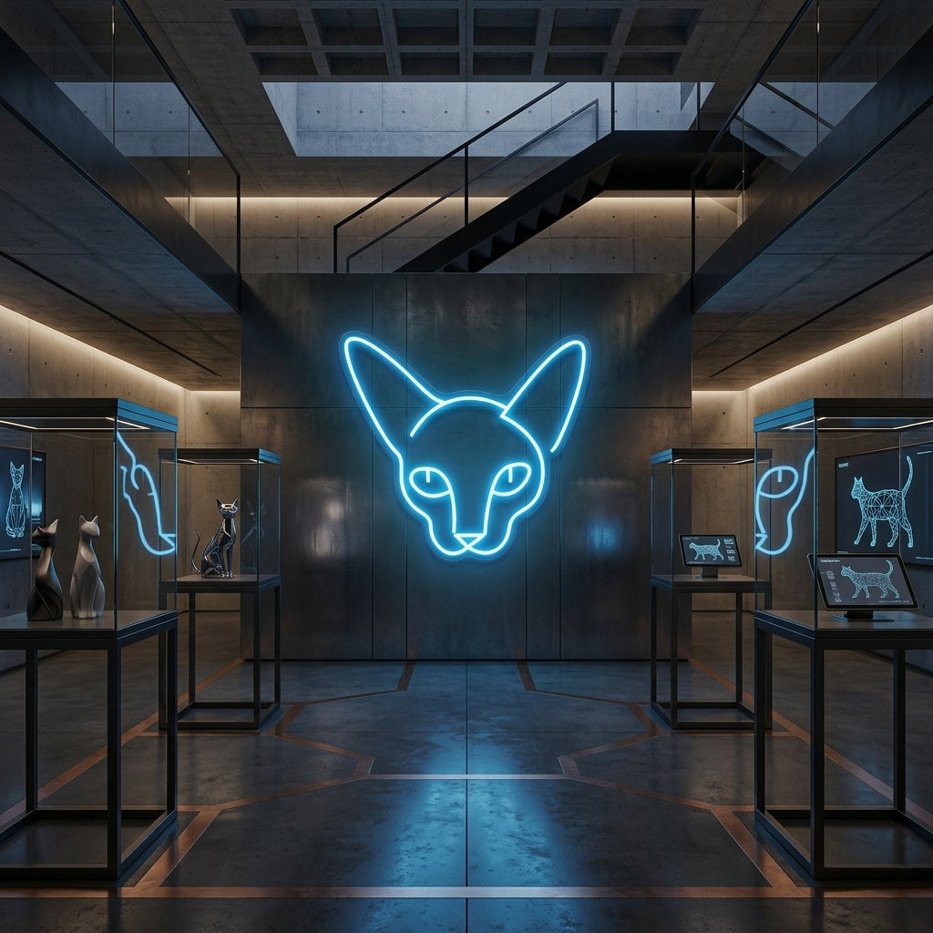 Kitty Led Neon Sign Light