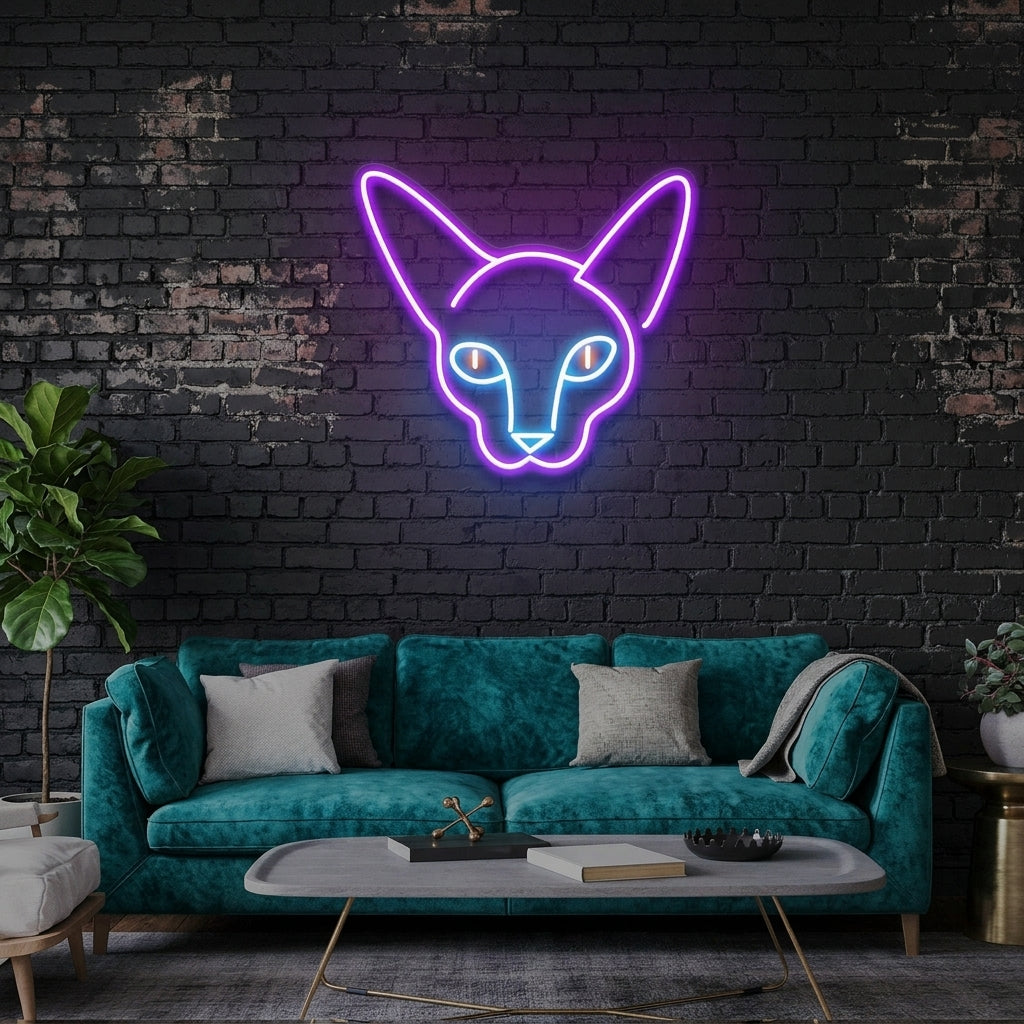 Kitty Led Neon Sign Light