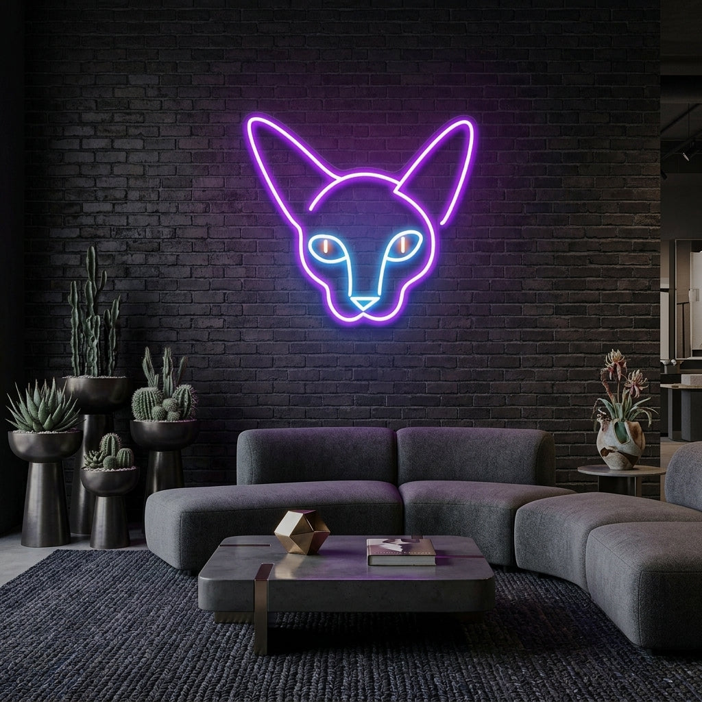 Kitty Led Neon Sign Light