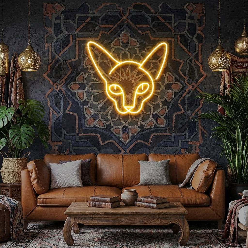 Kitty Led Neon Sign Light