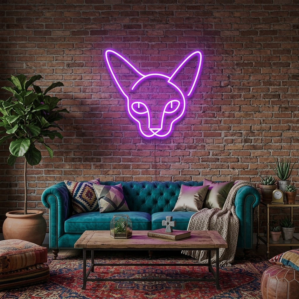 Kitty Led Neon Sign Light