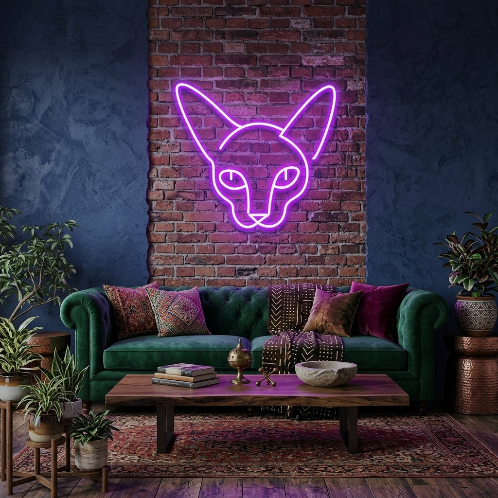 Kitty Led Neon Sign Light