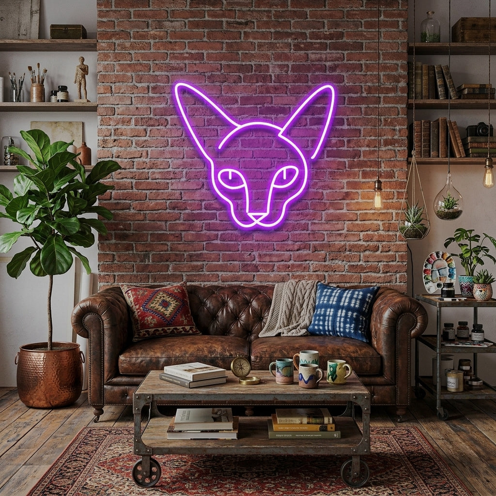 Kitty Led Neon Sign Light