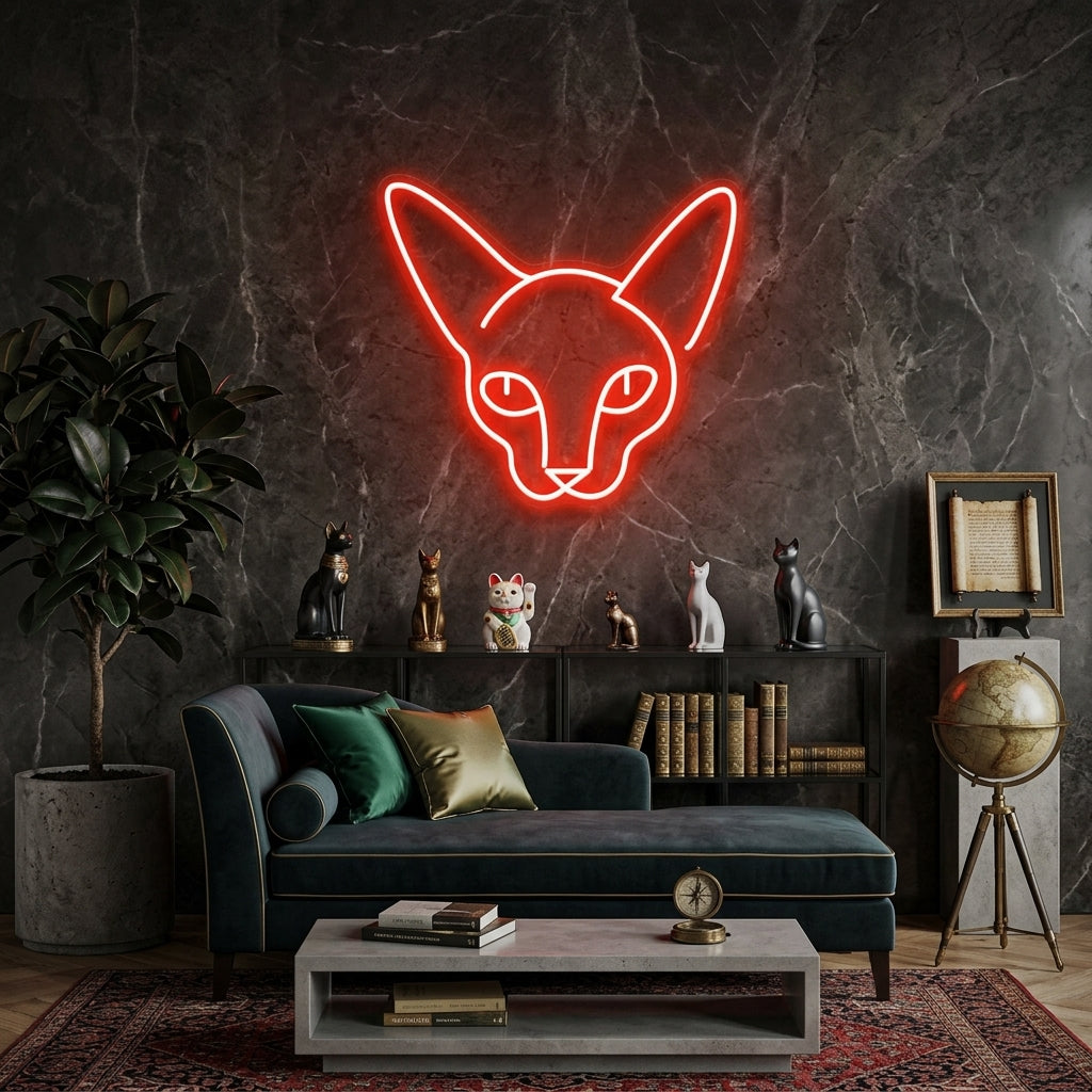 Kitty Led Neon Sign Light