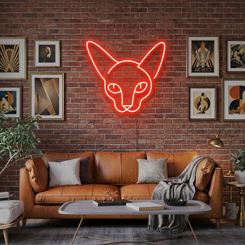 Kitty Led Neon Sign Light