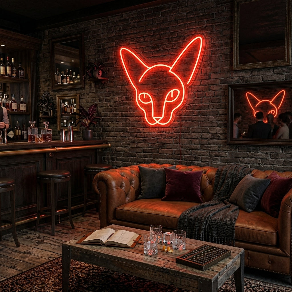 Kitty Led Neon Sign Light