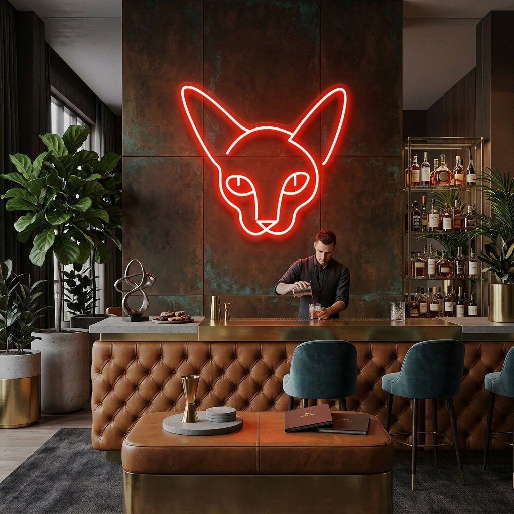 Kitty Led Neon Sign Light