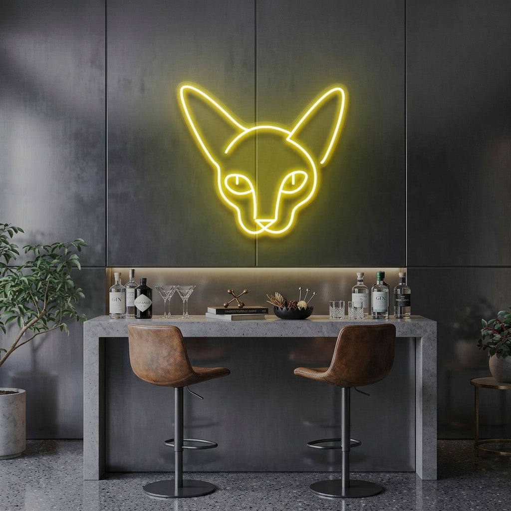 Kitty Led Neon Sign Light