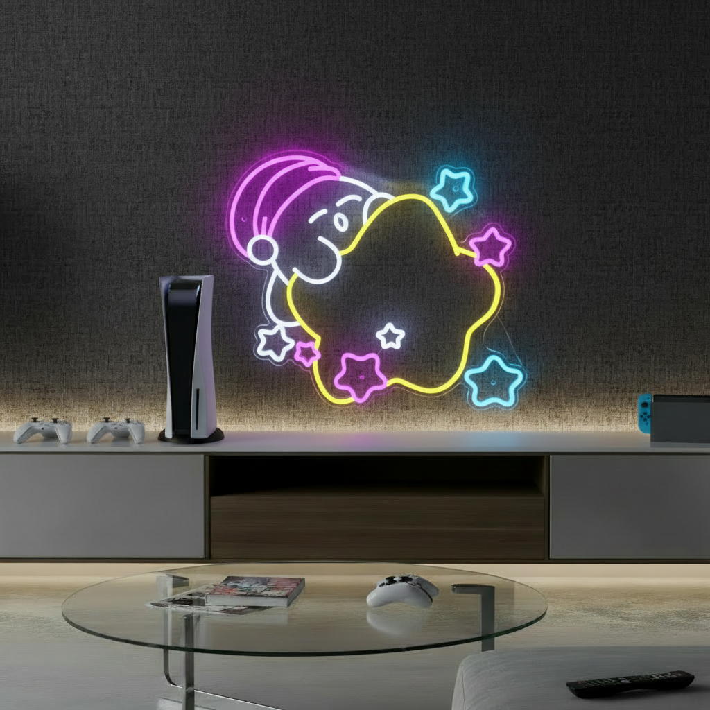 Kirby Neon Sign Anime Led Neon Sign - VN03 - Customneonstudio