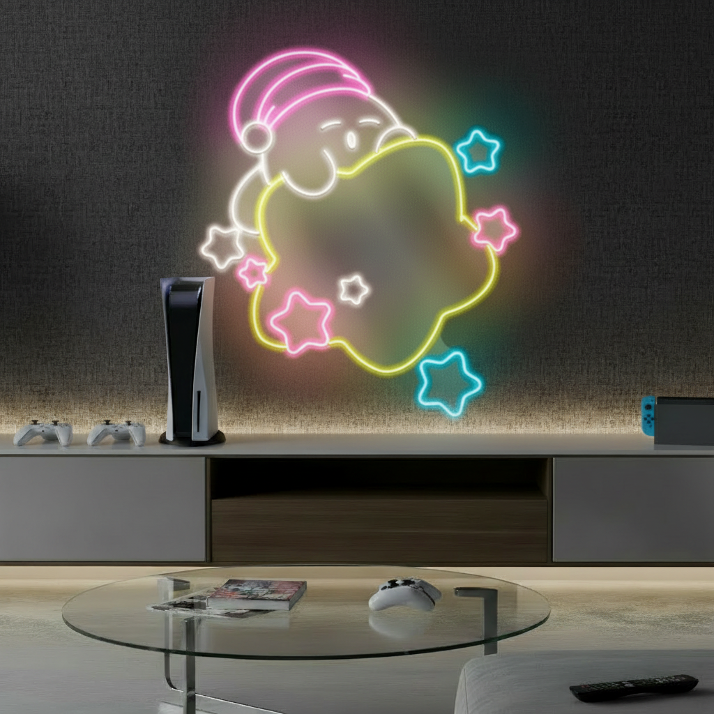 Kirby Neon Sign Anime Led Neon Sign - VN03 - Customneonstudio