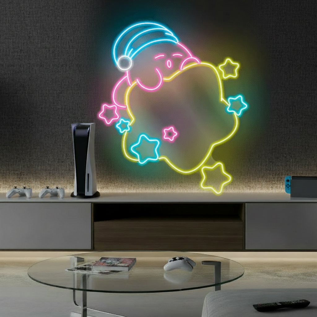 Kirby Neon Sign Anime Led Neon Sign - VN03 - Customneonstudio