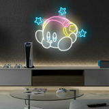 Kirby Neon Sign Anime Neon Sign Gaming Room Decor Sign - VN03 - Customneonstudio