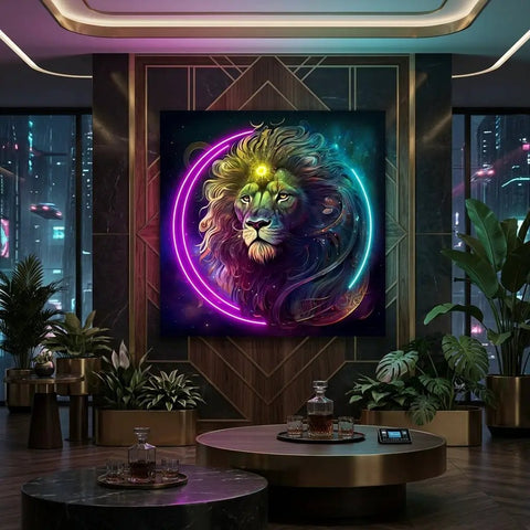 LEO Zodiac Horoscope Neon Sign