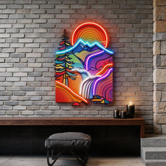 Landscape Painting In Abstract Art LED Neon Sign Light Pop Art