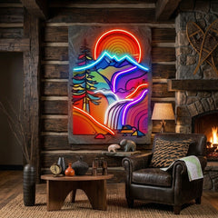 Landscape Painting In Abstract Art LED Neon Sign Light Pop Art