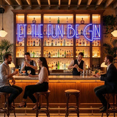 Let The Fun Be Gin Led Neon Sign Light