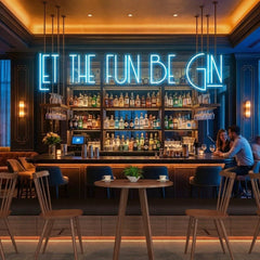 Let The Fun Be Gin Led Neon Sign Light