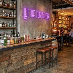 Let The Fun Be Gin Led Neon Sign Light