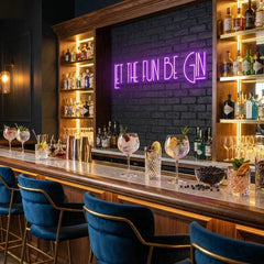 Let The Fun Be Gin Led Neon Sign Light