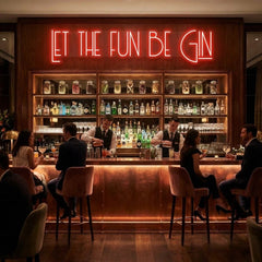 Let The Fun Be Gin Led Neon Sign Light