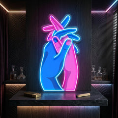 Let’s Get a Grip LED Neon Sign Light Pop Art