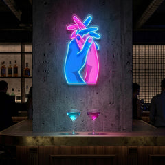 Let’s Get a Grip LED Neon Sign Light Pop Art
