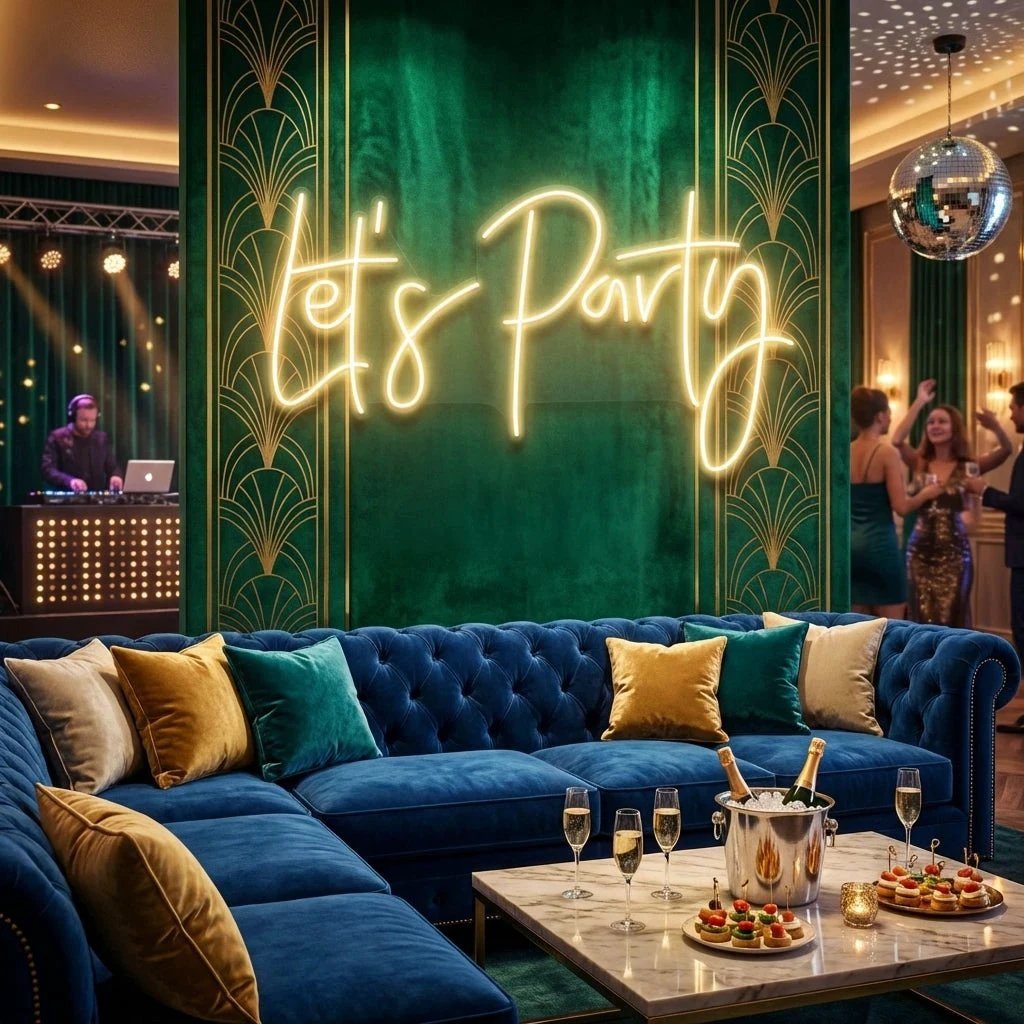 Let's Party Led Neon Sign Light