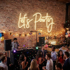 Let's Party Led Neon Sign Light