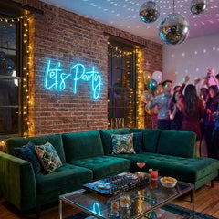 Let's Party Led Neon Sign Light
