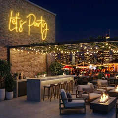Let's Party Led Neon Sign Light