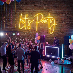 Let's Party Led Neon Sign Light