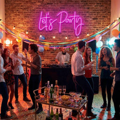 Let's Party Led Neon Sign Light