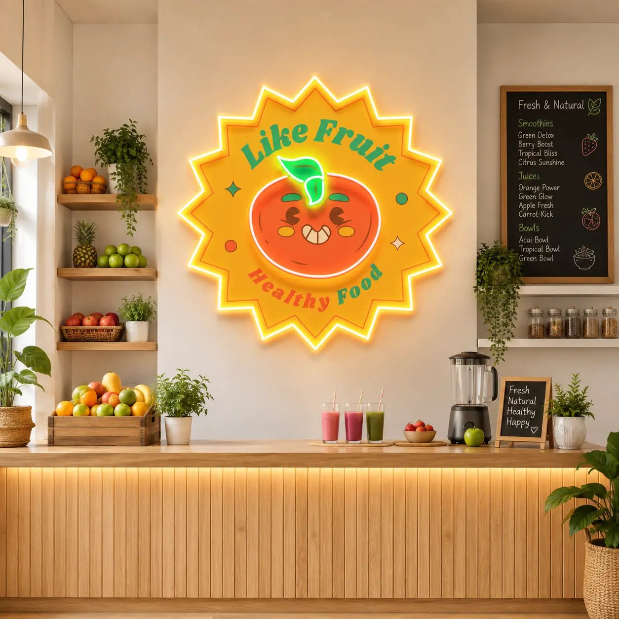 Like Fruit Led Neon Acrylic Artwork