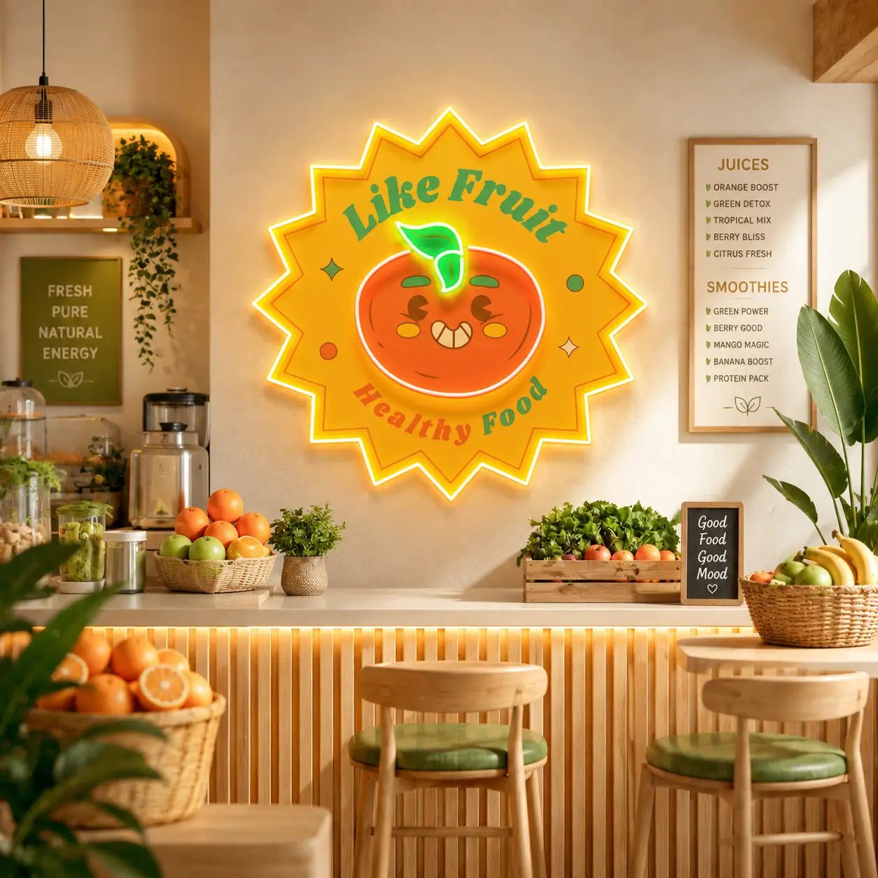 Like Fruit Led Neon Acrylic Artwork