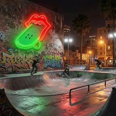 Lip Skateboard Artwork Led Neon Sign Light