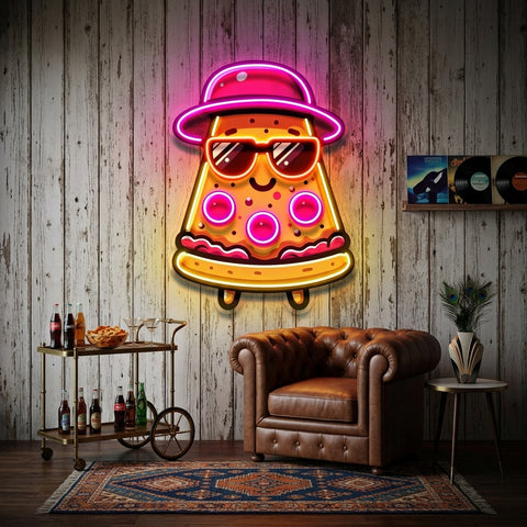 Little Cool Pizza LED Neon Sign Light Pop Art