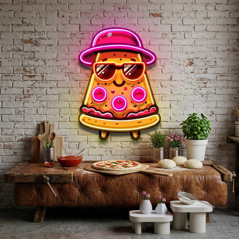 Little Cool Pizza LED Neon Sign Light Pop Art