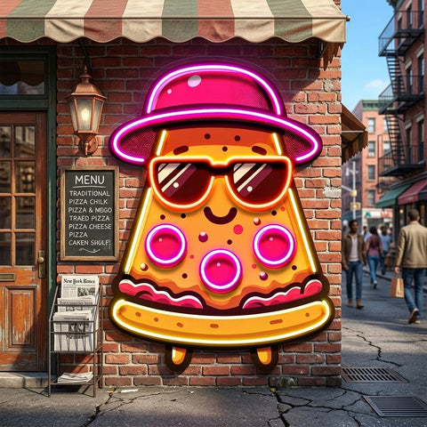 Little Cool Pizza LED Neon Sign Light Pop Art
