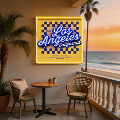LosAngeles LED Neon Sign Light Pop Art