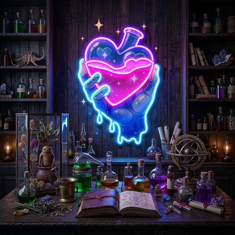Love Elixir LED Neon Sign Light Pop Art
