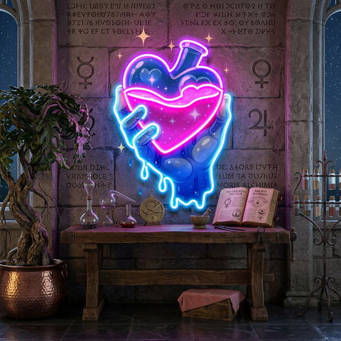 Love Elixir LED Neon Sign Light Pop Art