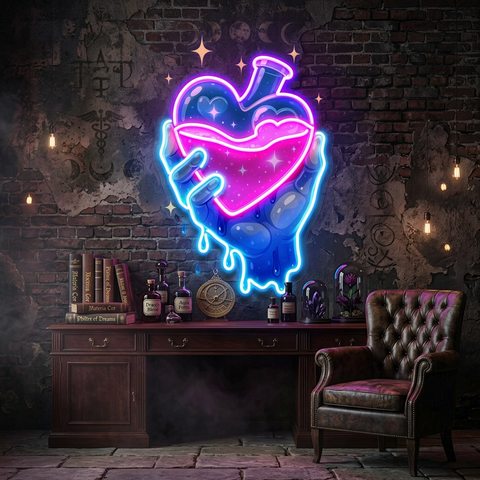 Love Elixir LED Neon Sign Light Pop Art