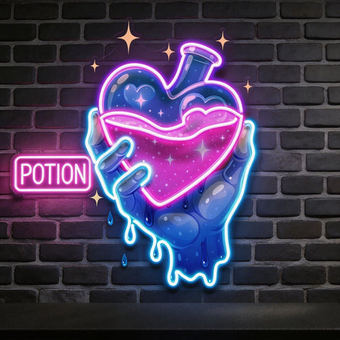 Love Elixir LED Neon Sign Light Pop Art
