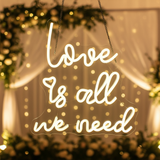 Love Is All We Need Neon Sign