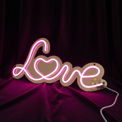 Love Neon Sign Mirror Neon Sign