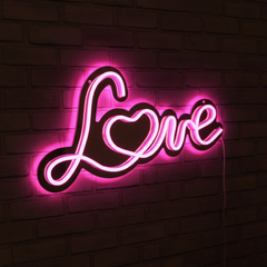 Love Neon Sign Mirror Neon Sign